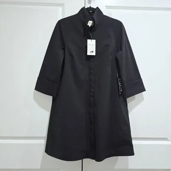 NWT TUCKERNUCK - M - Black Charlie Mini Dress - Picture 7 of 9